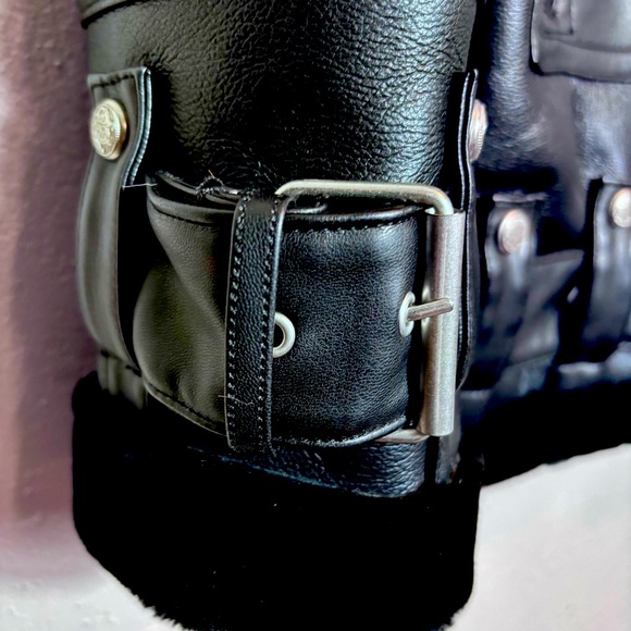 Rebecca Minkoff Black Faux Fur Jacket - Picture 4 of 11